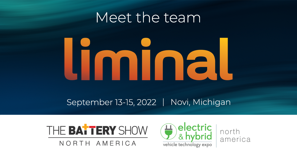 Meet the team September 13-15, 2022 at The Battery Show.